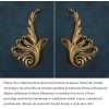 DEKOR 200x100 mm Prawy Ornament Ozdobny Dekoracyjny z Pyłu Drzewnego DIY