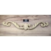 DEKOR 400x80 mm Ornament Ozdobny Dekoracyjny Korona z Pyłu Drzewnego DIY