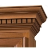 GZYMS Drewniany Bukowy Ozdobny Ząbkowany Modylion 87x41mm 1200mm 0280