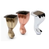 NÓŻKA Meblowa 140 mm Metalowa do Szafki Sofy Mebli Retro Antyk STARA MIEDŹ