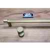 UCHWYT Meblowy Relingowy 188x9 mm Diva Premium SATYNOWE ZŁOTO L-160