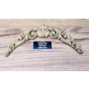 DEKOR 205x100 mm Ornament Sztukateria Korona Narożnik z Pyłu Drzewnego DIY