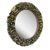 RAMKA Wianek Kwiatowy Okrągła fi 256mm Ornament Pył Drzewny do Mebli DIY
