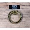 UCHWYT Meblowy Kołatka GILDO Retro Antyczny Vintage ZŁOTY Polerowany 51 mm