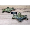 ORNAMENT MOSIĘŻNY 103x72 Dekor Ozdobny Mosiądz Patyna Retro Vintage Antyk