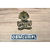 ORNAMENT MOSIĘŻNY 45x73 Dekor Ozdobny Mosiądz Patyna Retro Vintage Antyk