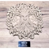 DEKOR 190x170 mm Rozeta Ornament Ozdobny Człowiek Drzewo z Pyłu Drzewnego