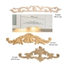 DEKOR 430x175 mm Ornament Ozdobny Dekoracyjny Korona z Pyłu Drzewnego DIY