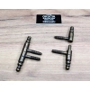ZAWIAS Meblowy 9x66 mm Trzpieniowy ANUBA Ozdobny Retro Antyk Mosiądz Patyna