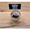 GAŁKA Meblowa 33 mm Kula Okrągła Rączka Ball Uchwyt Szafki ZŁOTY Połysk