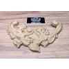 DEKOR 90x135 mm Prawy Ornament Ozdobny Dekoracyjny Kwiaty z Pyłu Drzewnego