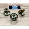 GAŁKA Meblowa 25 mm Rączka ACANTO Uchwyt Szafki Retro Antyk STARE ZŁOTO