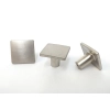 GAŁKA Meblowa 32x32 mm Kwadratowa Rączka Wave Uchwyt Szafki NIKIEL