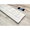 Listwa Drewniana Bukowa Krople i Liście Klasyczna 74x10mm 1200mm 0253