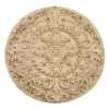 DEKOR fi 180 mm Okrągła Rozeta Ornament Ozdobny Kwiaty z Pyłu Drzewnego