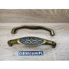 UCHWYT Meblowy RICCIA 141x30 Rączka Retro Dekoracyjny Stary Mosiądz L-128