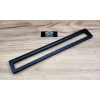 UCHWYT Meblowy 230x35 ASOLA Rączka Szafki Szuflady CZARNY MAT L-192 L-224