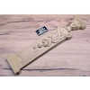 DEKOR 335x70 mm Pilaster Kariatyda Ornament Ozdobny z Pyłu Drzewnego DIY