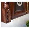 DEKOR 110x40 mm Ornament Ozdobny Liść Akantu Dekoracyjny z Pyłu Drzewnego