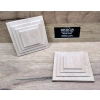 DEKOR Drewniany 60 mm Ornament Ozdobny Dekoracyjny Pilaster Drewno BUK