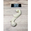 DEKOR 80x30 mm Prawy Ornament Ozdobny Dekoracyjny z Pyłu Drzewnego DIY