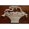 DEKOR 350x225 mm Rzeźbiony Ornament Kosz Ozdobny z Pyłu Drzewnego DIY