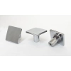 GAŁKA Meblowa 32x32 mm Kwadratowa Rączka Wave Uchwyt Szafki CHROM Połysk
