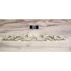 DEKOR 320x65 mm Ornament Ozdobny Ażurowa Korona z Pyłu Drzewnego DIY
