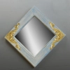 DEKOR 180x107 mm Ornament Ozdobny Dekoracyjny Narożnik z Pyłu Drzewnego DIY