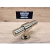 UCHWYT Meblowy 60x36 mm T-BAR Rączka Gałka Fiero Art Deco Glamour ZŁOTY