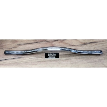 UCHWYT Meblowy 340x15 mm ESEDRA Design SZKŁO Kryształowe L-288 L-320 CHROM
