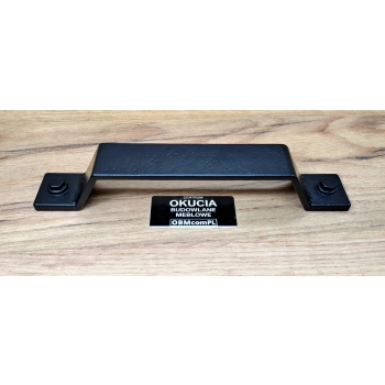 UCHWYT Meblowy 183x29 BOLT Styl Loft Industrialny CZARNY MAT L-160 mm