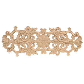 DEKOR 760x290 mm Ornament Ozdobny Dekoracyjny Ażurowy z Pyłu Drzewnego DIY