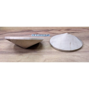 DEKOR Drewniany Stożek 90x30 mm Ornament Ozdobny Dekoracyjny Drewno BUK