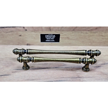UCHWYT Meblowy 191x14 COLUMNAE Retro Vintage Klasyczny Stary Mosiądz L-160