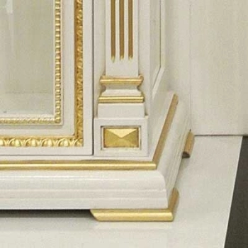 KAPITEL Kaseton Prostokątny 82x60mm DEKOR Ornament Pył Drzewny do Mebli