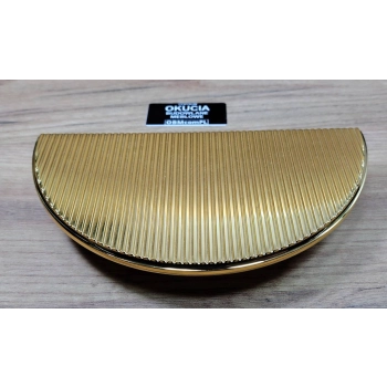 UCHWYT Meblowy 160x80 Półksiężyc Półokrąg Rączka Szafek ZŁOTY Połysk L-96