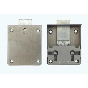 ZAMEK Meblowy na Klucz NAKŁADANY 40 mm PRAWY / LEWY Uniwersalny 48x58 mm
