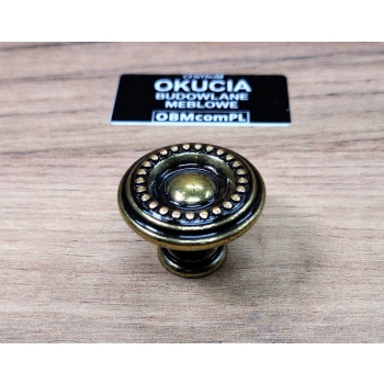 GAŁKA Meblowa 30 mm APPIO Retro Vintage Antyk Rączka Uchwyt STARE ZŁOTO