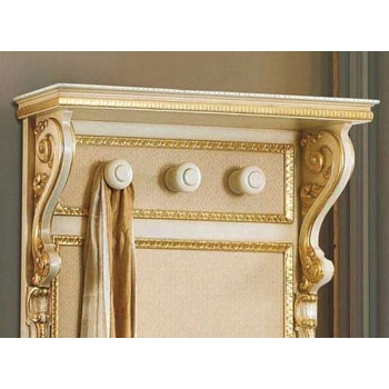 DEKOR 390x170 mm Lewy Ornament Ozdobny Dekoracyjny z Pyłu Drzewnego DIY