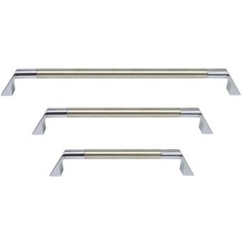 UCHWYT Meblowy 246x12 mm Rączka Szafki Szuflady NIKIEL Satyna L-224