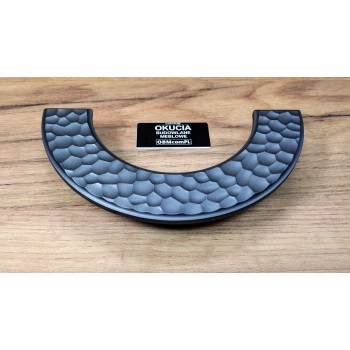 UCHWYT Meblowy 160x80 Półksiężyc Półokrąg Rączka Szafek Czarny GRAFIT L-96