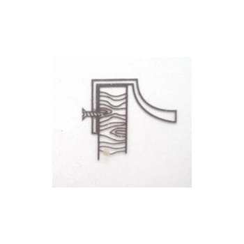 UCHWYT Meblowy Krawędziowy 250x42 mm Listwowy Mosiądz Szczotkowany L-192