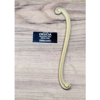 DEKOR 170x30 mm Prawy Ornament Ozdobny Dekoracyjny z Pyłu Drzewnego DIY