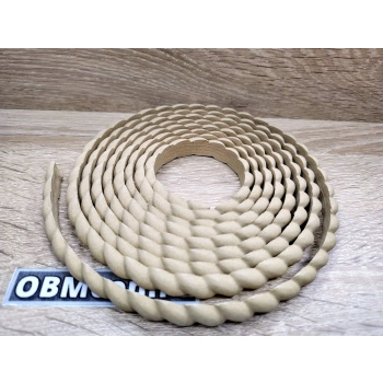 DEKOR Listwa w Rolce 2150x11 mm Ozdobne Wzorki Lina z Pyłu Drzewnego