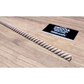 Listwa Drewniana Bukowa Ćwierćwałek 4,5x4,5mm 1200mm Ozdobna Meble 0011Q