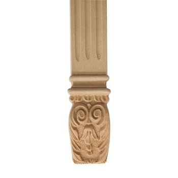 DEKOR 665x45 mm Pilaster Kariatyda Ornament Ozdobny z Pyłu Drzewnego DIY