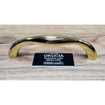 UCHWYT Meblowy 112x13 mm Rączka Tummy do Szafki Art Deco ZŁOTY Połysk L-96