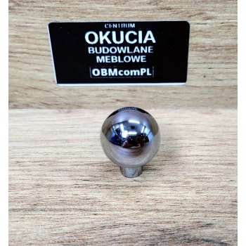 GAŁKA Meblowa 18 mm Kula Okrągła Rączka Ball Uchwyt Szafki CHROM Połysk