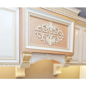 DEKOR 530x335 mm Panel Ażurowy Ornament Ozdobny z Pyłu Drzewnego Rzeźba DIY
